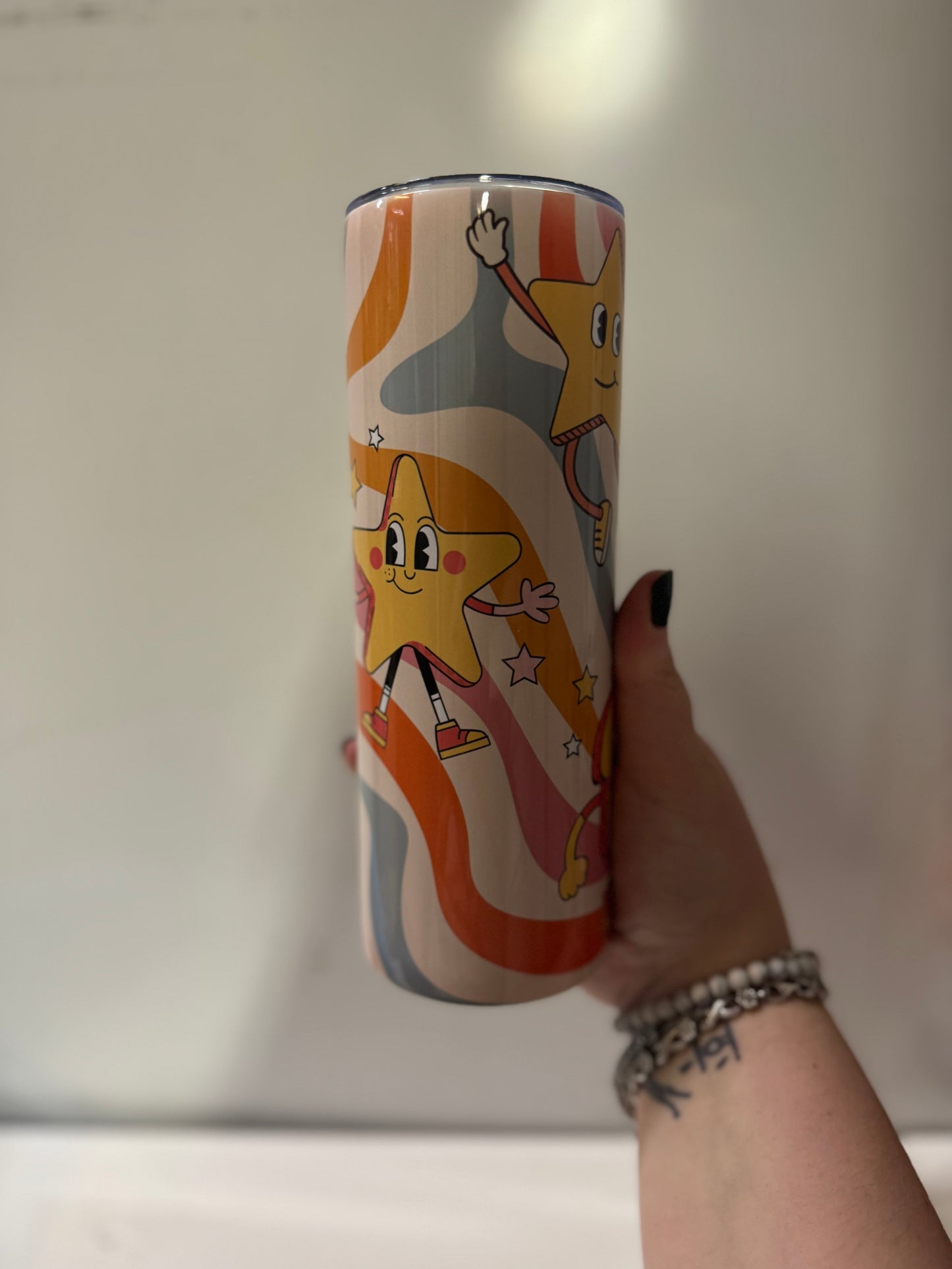 Star metal tumbler