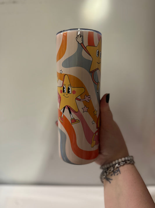 Star metal tumbler