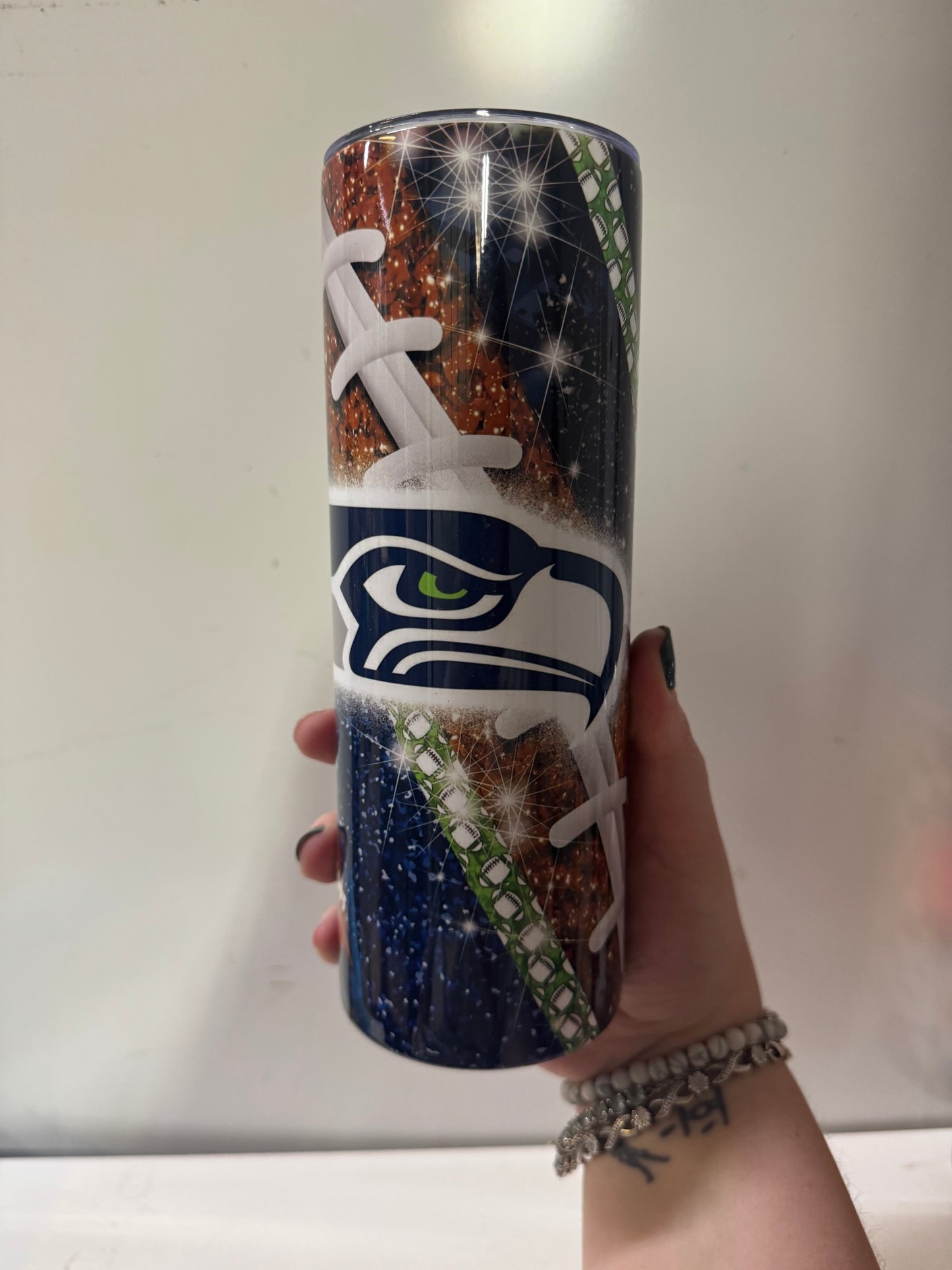 Seahawks metal tumbler