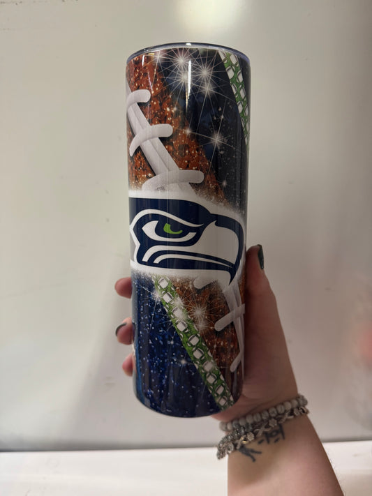 Seahawks metal tumbler
