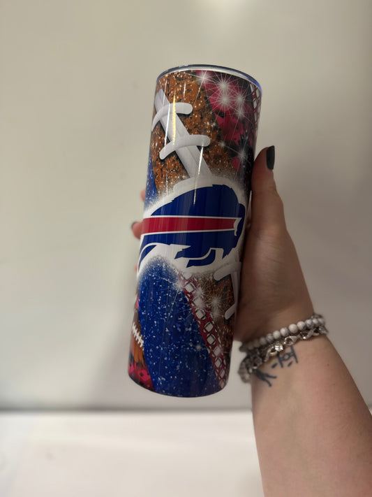 Buffalo Bills metal tumbler