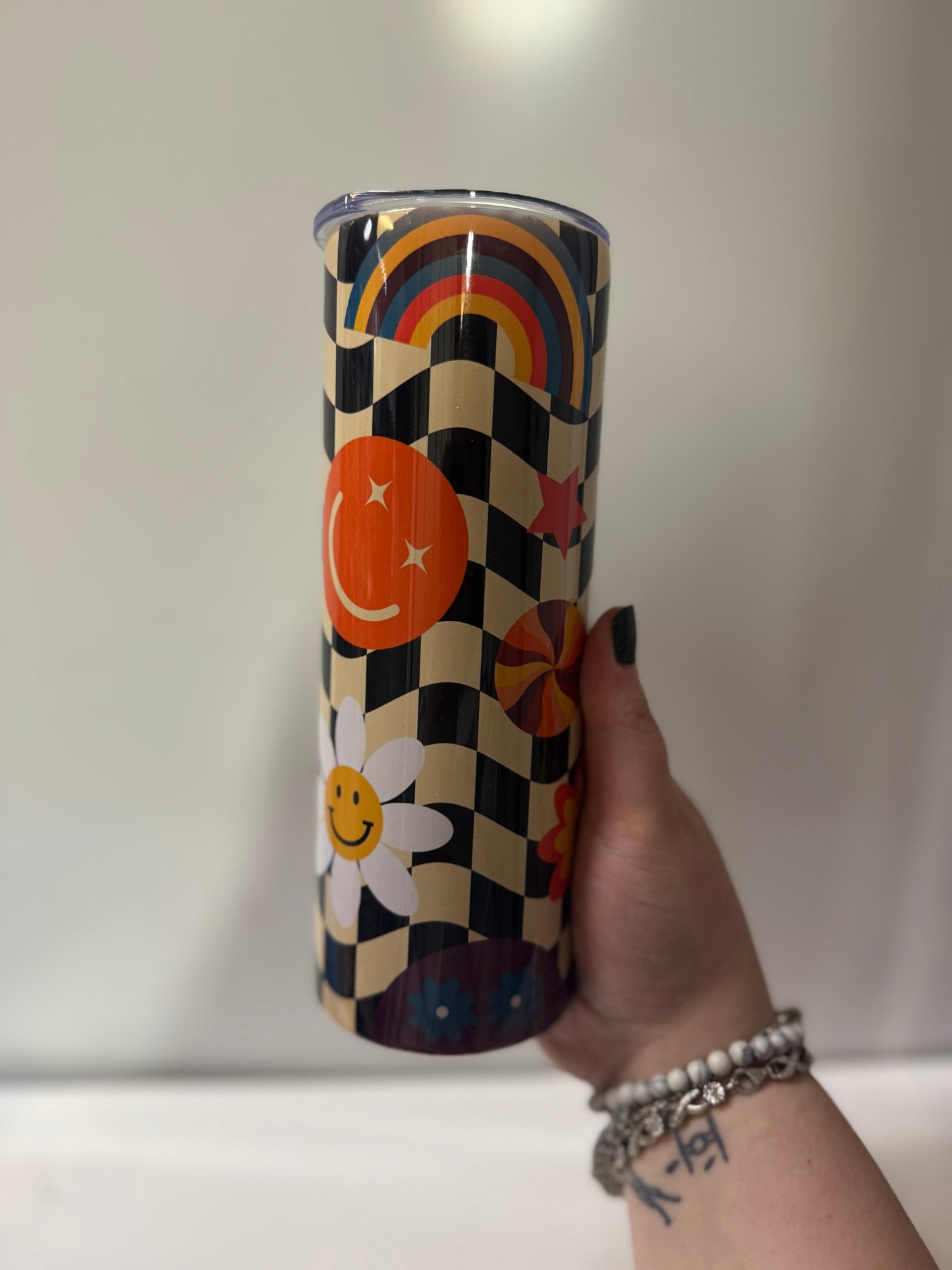 Smiley Metal tumbler